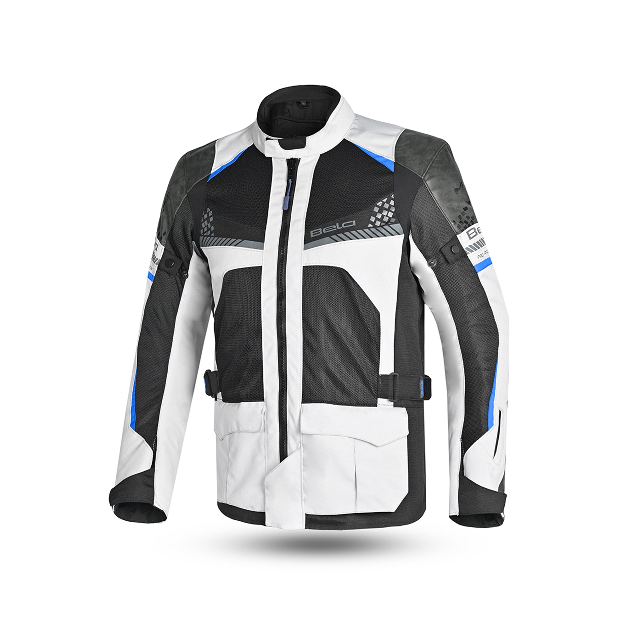 BELA - Chaqueta Textil Onsaker Hielo/Negro/Azul - SECURTEX MOTOR S.L (t/a MaximoMoto)