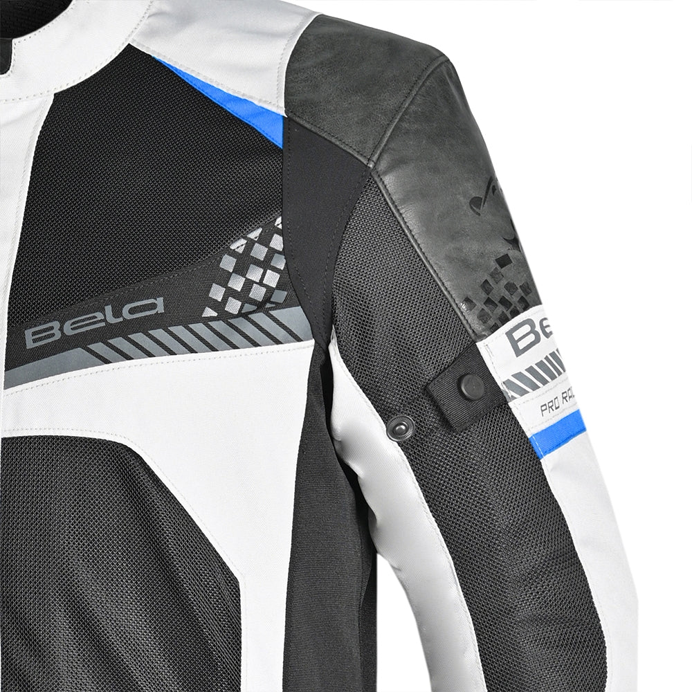 BELA - Chaqueta Textil Onsaker Hielo/Negro/Azul - SECURTEX MOTOR S.L (t/a MaximoMoto)