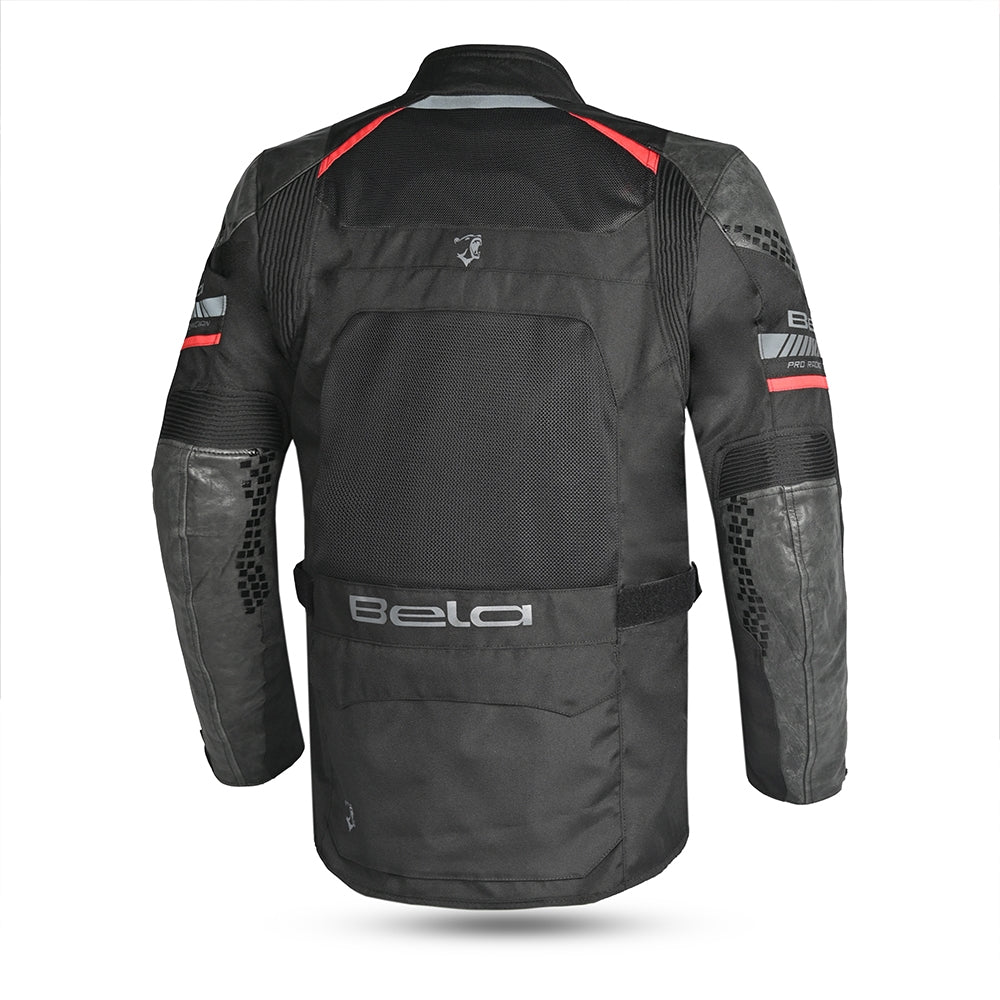 BELA - Chaqueta Textil Onsaker Negro/Rojo - SECURTEX MOTOR S.L (t/a MaximoMoto)