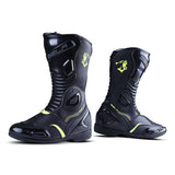BELA - Botas Piel Strip Lady Negro/Amarillo Fluor - SECURTEX MOTOR S.L (t/a MaximoMoto)