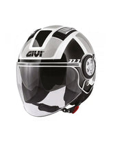 GIVI CASCO JET-R 111/AIR JET-R.D/CLASS BLANCO/NEGRO/PLATA - SECURTEX MOTOR S.L (t/a MaximoMoto)