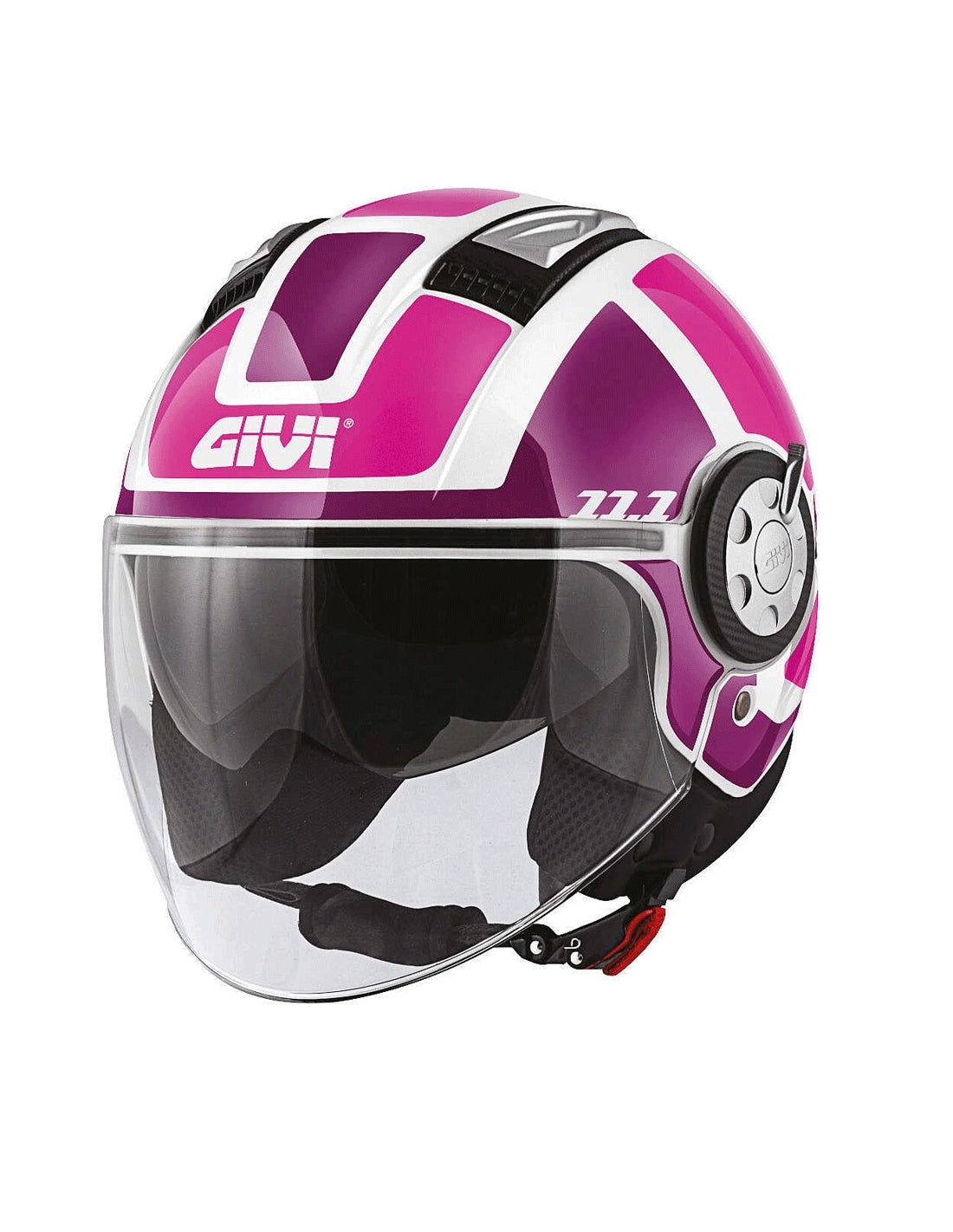 GIVI CASCO JET-R 111/AIR JET-R.D/CLASS-LADY BLANCO/ROSA/VI - SECURTEX MOTOR S.L (t/a MaximoMoto)