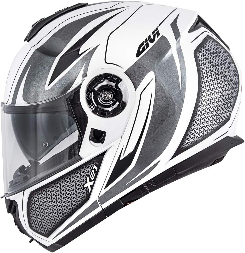 GIVI - CASCO X21 CHALLENGER SHIVER BLANCO TITANIO NEGRO - SECURTEX MOTOR S.L (t/a MaximoMoto)