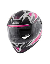 GIVI CASCO FULL 506/STOCCARDA.D/FOLLOW BLANCO/FUCSIA - SECURTEX MOTOR S.L (t/a MaximoMoto)