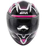 GIVI CASCO FULL 506/STOCCARDA.D/FOLLOW BLANCO/FUCSIA - SECURTEX MOTOR S.L (t/a MaximoMoto)