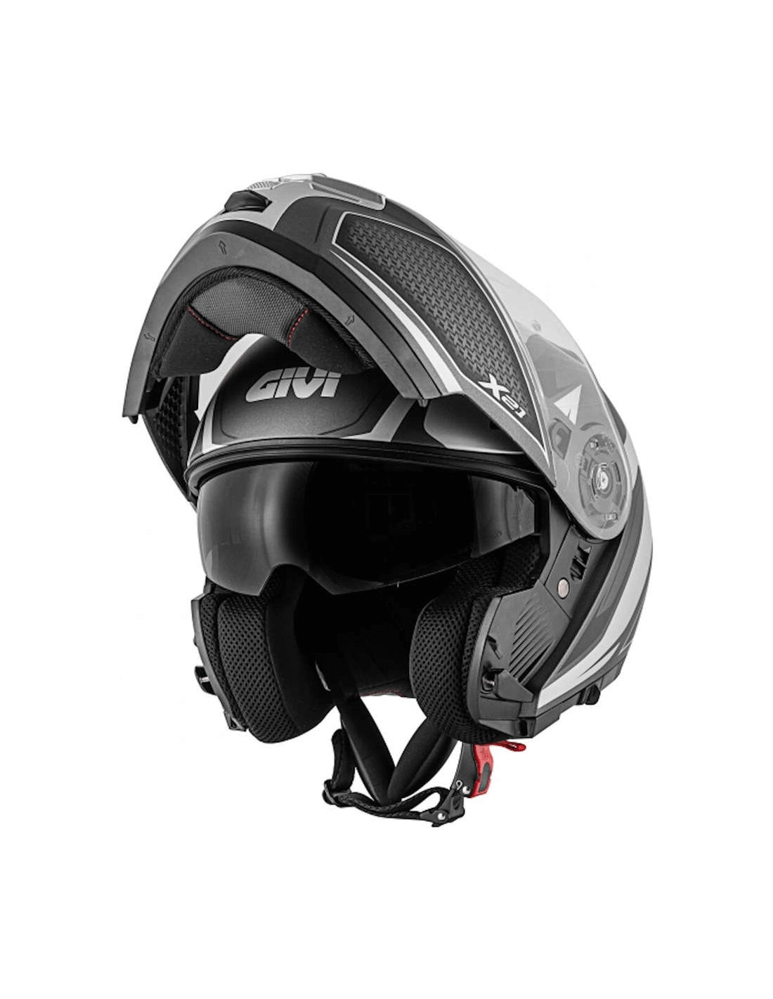 GIVI CASCO MOD X21/CHALLENGER C/PL.D/SHIVER TITANIO-MT/PLATA - SECURTEX MOTOR S.L (t/a MaximoMoto)