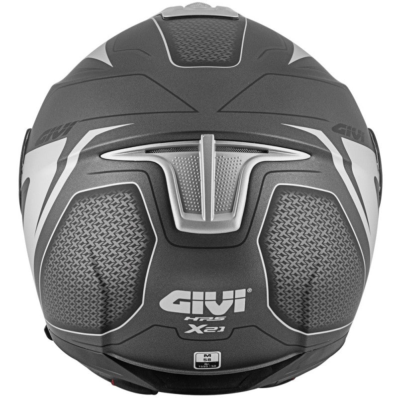 GIVI CASCO MOD X21/CHALLENGER C/PL.D/SHIVER TITANIO-MT/PLATA - SECURTEX MOTOR S.L (t/a MaximoMoto)