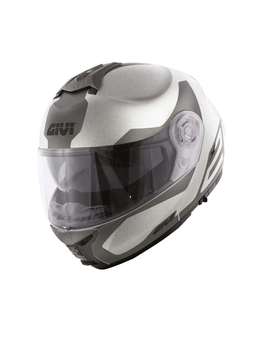 Givi X.21Challenger Spirit Blanco Negro Azul casco de moto deportivo flip front