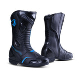 BELA - Botas Piel Strip Lady Negro/Azul - SECURTEX MOTOR S.L (t/a MaximoMoto)