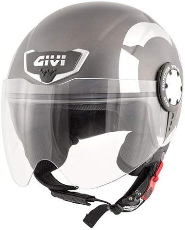 GIVI Grafic Titanio mate Casco de moto abierto urbano