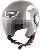 GIVI Grafic Titanio mate Casco de moto abierto urbano