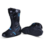 BELA - Botas Piel Strip Lady Negro/Azul - SECURTEX MOTOR S.L (t/a MaximoMoto)