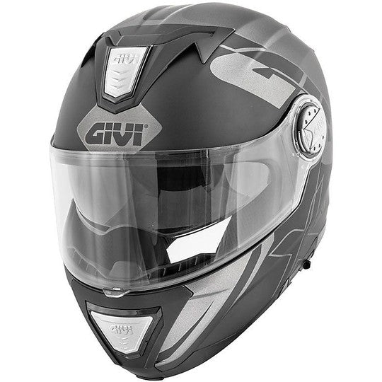 GIVI CASCO MOD X23/SYDNEY C/PL.D/ECLIPSE TITANIO-MT/NEGRO - SECURTEX MOTOR S.L (t/a MaximoMoto)