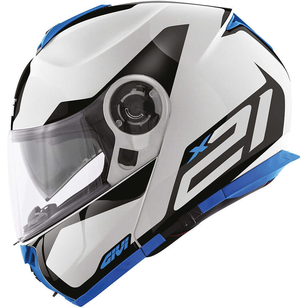 GIVI CASCO MOD X21/CHALLENGER C/PL.D/SHIVER BLANCO/AZUL/ROJO - SECURTEX MOTOR S.L (t/a MaximoMoto)