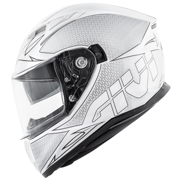 GIVI CASCO FULL 506/STOCCARDA.D/SPLINTER BLANCO/NEGRO - SECURTEX MOTOR S.L (t/a MaximoMoto)