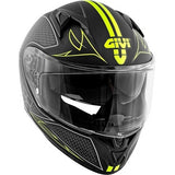 GIVI CASCO FULL 506/STOCCARDA D/SPLINTER NEGRO-MT/YELLOW - SECURTEX MOTOR S.L (t/a MaximoMoto)