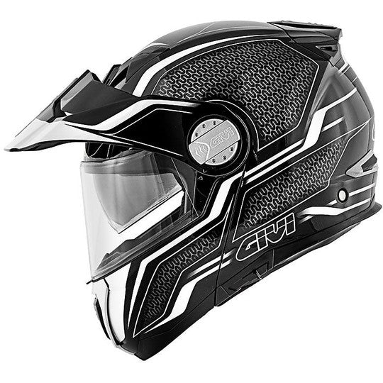 GIVI CASCO MOD X33/CANYON C/PL.D/LAYERS NEGRO/BLANCO - SECURTEX MOTOR S.L (t/a MaximoMoto)