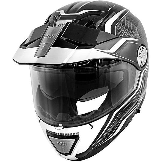 GIVI CASCO MOD X33/CANYON C/PL.D/LAYERS NEGRO/BLANCO - SECURTEX MOTOR S.L (t/a MaximoMoto)