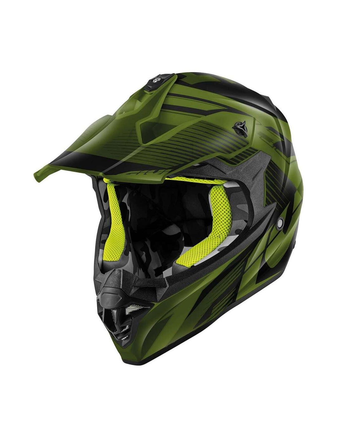 GIVI CASCO FULL 60.1/FRESHD/FRECH Negro Verde Militar - SECURTEX MOTOR S.L (t/a MaximoMoto)