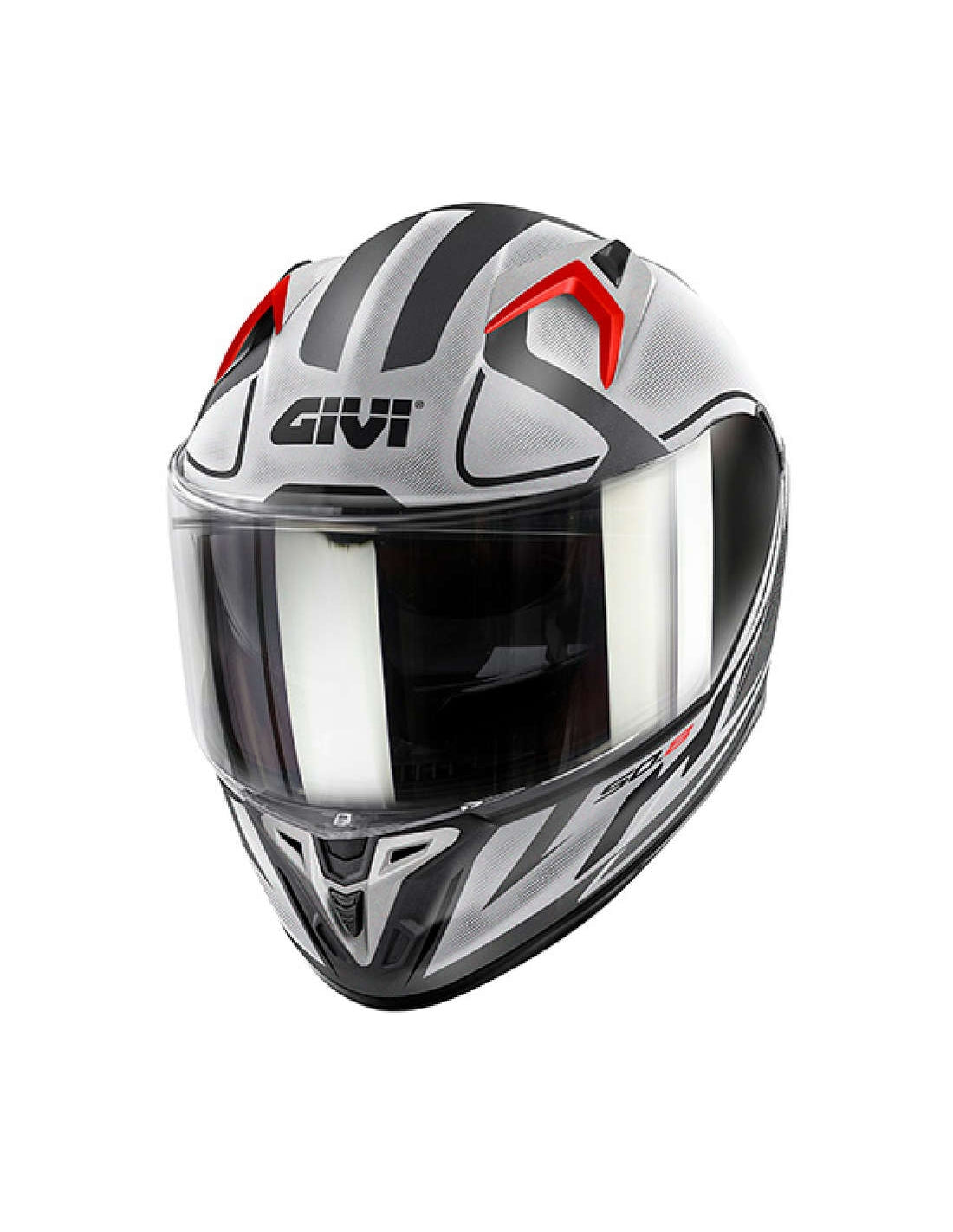 GIVI 50.8 RACER Moto Integral Casco Negro Titanio - SECURTEX MOTOR S.L (t/a MaximoMoto)