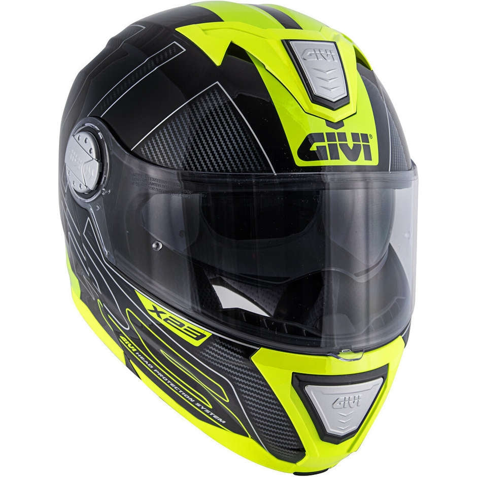GIVI CASCO MOD X23/SYDNEY C/PL.D/PROTECT NEGRO/TITANI/YEL - SECURTEX MOTOR S.L (t/a MaximoMoto)