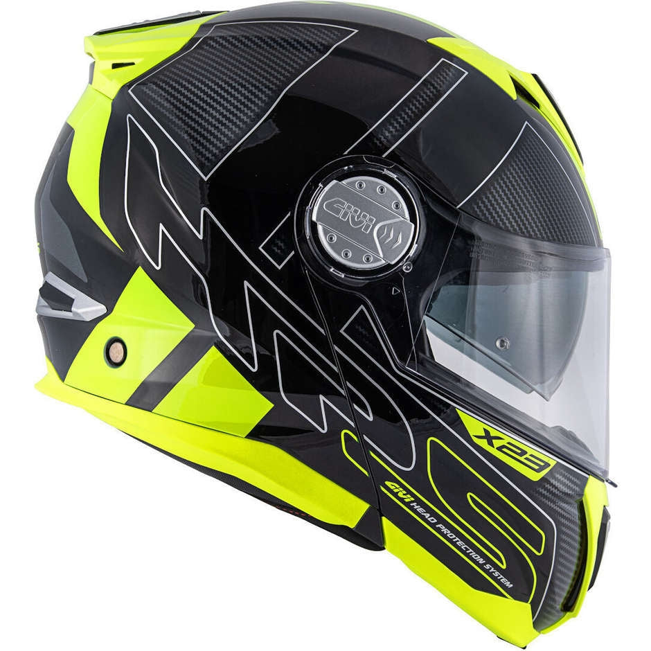 GIVI CASCO MOD X23/SYDNEY C/PL.D/PROTECT NEGRO/TITANI/YEL - SECURTEX MOTOR S.L (t/a MaximoMoto)
