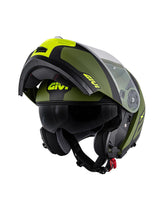 GIVI - CASCO X21 CHALLENGER SPIRIT VERDE NEGRO YELLOW - SECURTEX MOTOR S.L (t/a MaximoMoto)