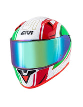 GIVI CASCO FULL 506/STOCCARDA.D/BLADES BLANCO/VERDE/ROJO - SECURTEX MOTOR S.L (t/a MaximoMoto)