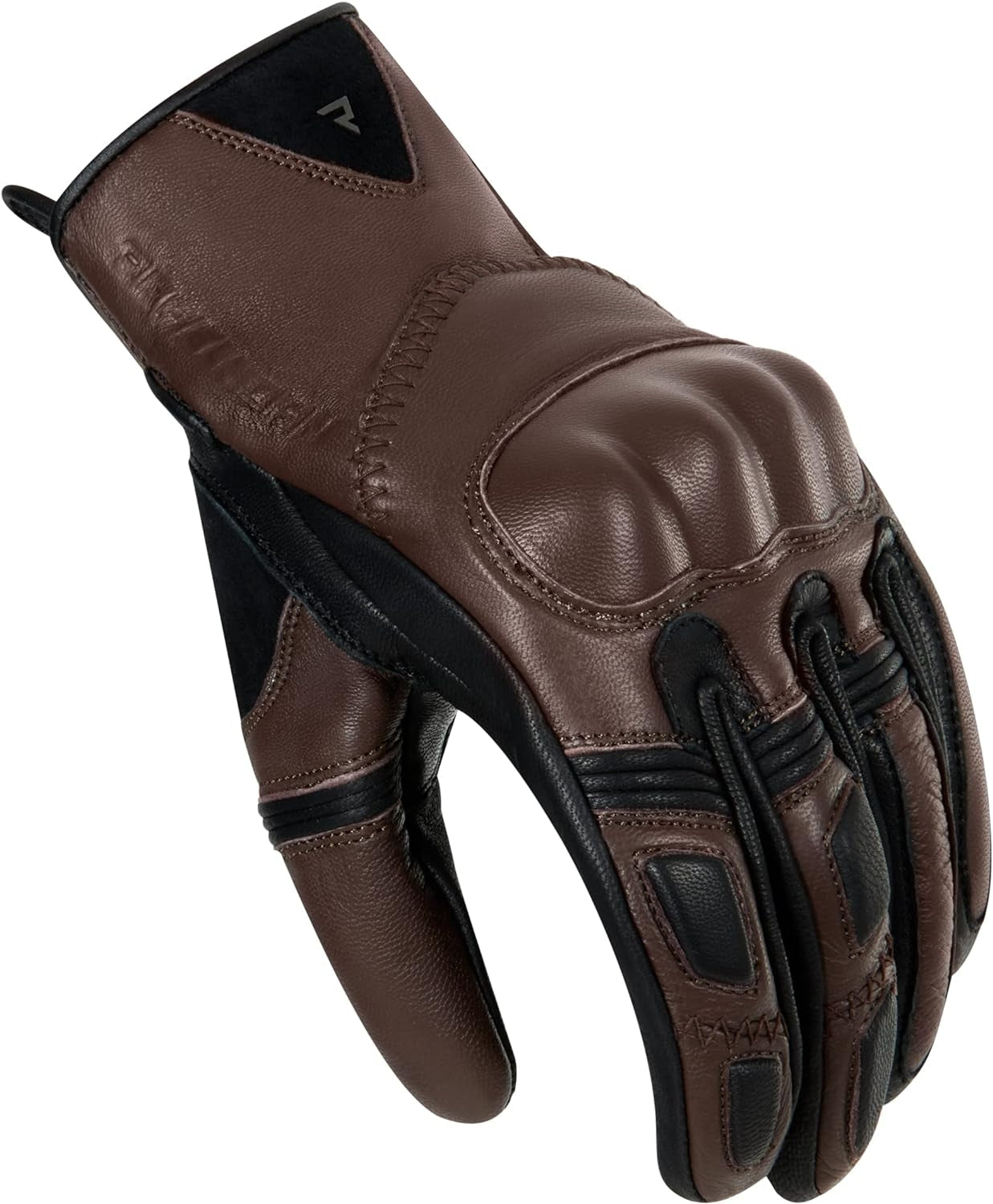 REBEL HORN - GUANTES PIEL THUG II LADY BROWN - SECURTEX MOTOR S.L (t/a MaximoMoto)
