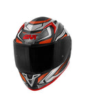 GIVI - CASCO FULL 50.9 ATOMIC NEGRO MT PLATA ROJO - SECURTEX MOTOR S.L (t/a MaximoMoto)