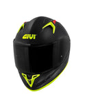 GIVI - CASCO FULL 50.9 ATOMIC SOLID NEGRO MT PLATA YELLOW - SECURTEX MOTOR S.L (t/a MaximoMoto)