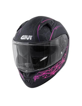 GIVI CASCO FULL 506/STOCCARDA.D/MENDHI-LADY NEGRO/ROSA - SECURTEX MOTOR S.L (t/a MaximoMoto)