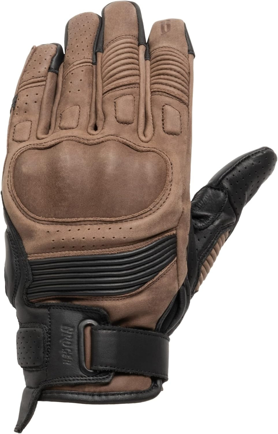 BROGER - GUANTES PIEL OHIO LADY VINTAGE BROWN - SECURTEX MOTOR S.L (t/a MaximoMoto)
