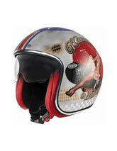 PREMIER - CASCO VINT. PIN UP OLD STYLE SILV