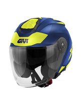 GIVI - CASCO JET X25 TARGET AZUL YELLOW - SECURTEX MOTOR S.L (t/a MaximoMoto)