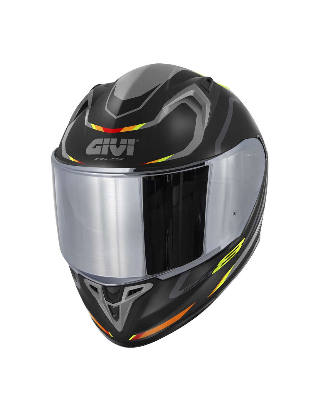 GIVI 50.8 MACHI1 Moto Integral Casco Negro Gris Rojo