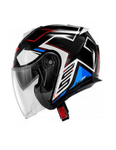 GIVI - CASCO JET X25 TRACE NEGRO BLANCO AZUL - SECURTEX MOTOR S.L (t/a MaximoMoto)