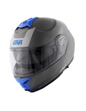 GIVI - CASCO X20 EXPEDITION EVO PLATA AZUL - SECURTEX MOTOR S.L (t/a MaximoMoto)