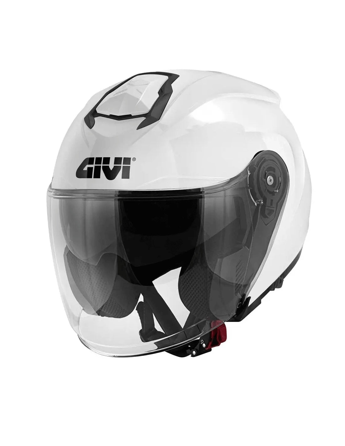 GIVI X25 Sólido Motocicleta Casco Jet Blanco - SECURTEX MOTOR S.L (t/a MaximoMoto)