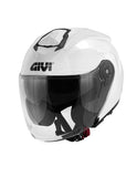 GIVI X25 Sólido Motocicleta Casco Jet Blanco - SECURTEX MOTOR S.L (t/a MaximoMoto)