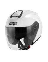 GIVI X25 Sólido Motocicleta Casco Jet Blanco