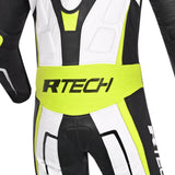 R-TECH -Mono 1 PC Defender GP Blanco/Negro/Amarillo Fluor - SECURTEX MOTOR S.L (t/a MaximoMoto)