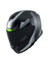 AXXIS-CASCO FU403SV GECKO SV SHIELD B2 GRIS BRILLO