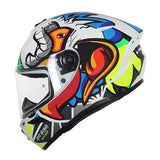 AXXIS-CASCO FF112C DRAKEN S PARROT A0 BLANCO PERLA MATE