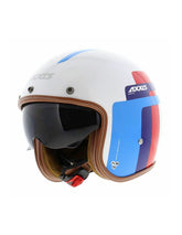 AXXIS-CASCO OF507SV HORNET SV OLD STYLE A7 AZUL PERLA BRILLO