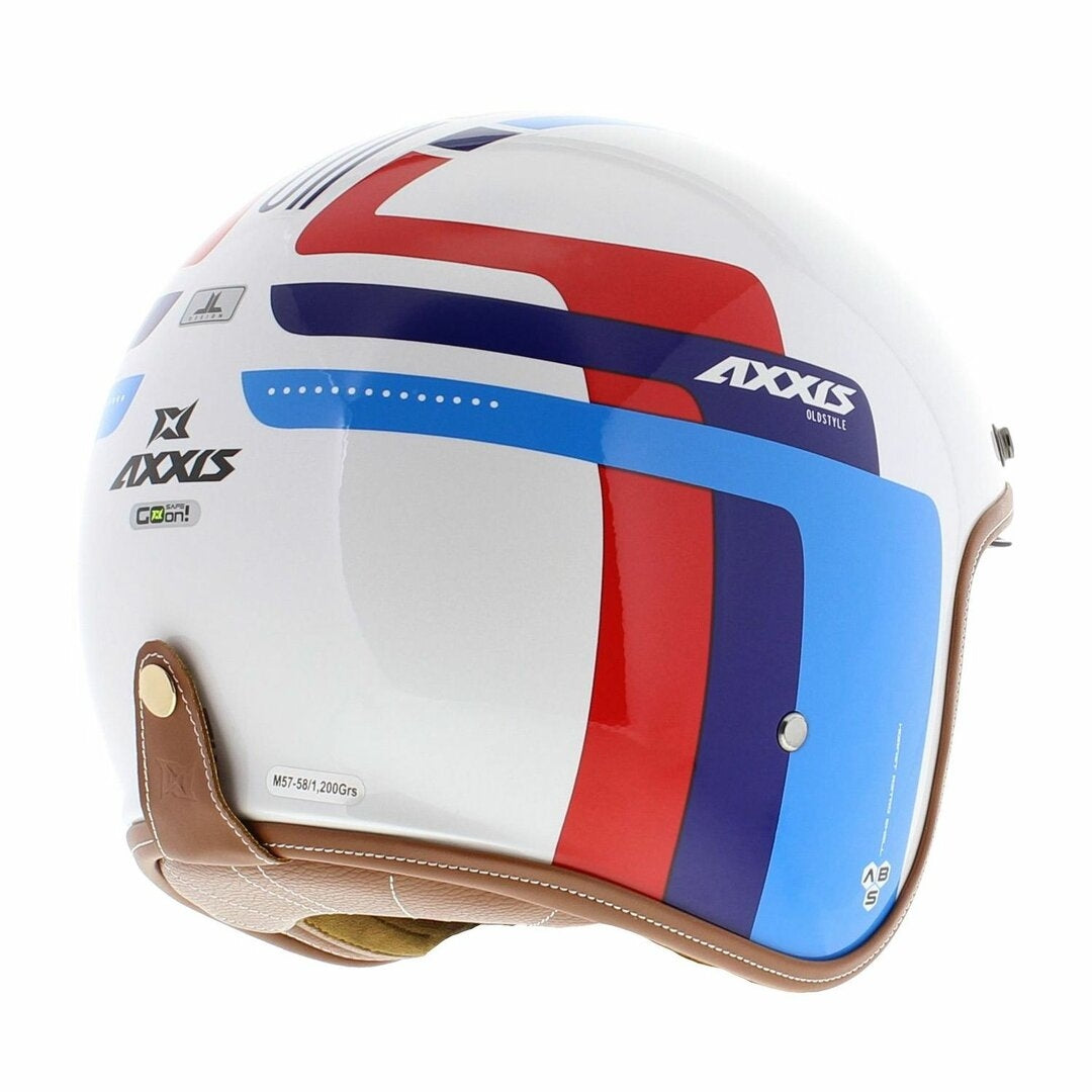 AXXIS-CASCO OF507SV HORNET SV OLD STYLE A7 AZUL PERLA BRILLO