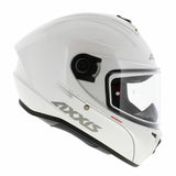 AXXIS-CASCO FF112C DRAKEN S SOLID V.2 A10 BLANCO PERLA BRILLO