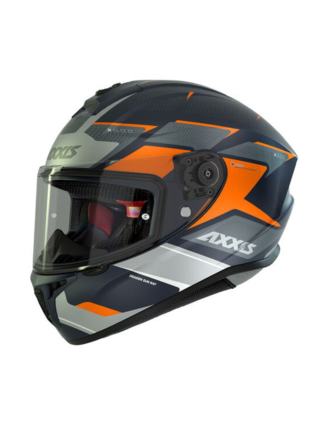 AXXIS - CASCO DRAKEN S SUNRAY C4 NJ FLUOR MATE - SECURTEX MOTOR S.L (t/a MaximoMoto)