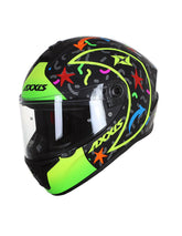 AXXIS-CASCO FF112C DRAKEN S CRAZY A3 AMARILLO FLUOR MATE - SECURTEX MOTOR S.L (t/a MaximoMoto)