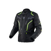 REBEL HORN - TEXTILE JACKET HIKER III BLACK/FLO YELLOW - SECURTEX MOTOR S.L (t/a MaximoMoto)